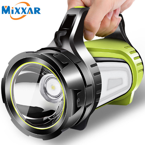 ZK20 High Power Torch/Flashlight LED Searchlight Portable Lantern Built-in Battery Spotlight Rechargeable Standby Power Bank ► Photo 1/6