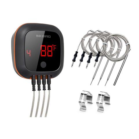 INKBIRD IBT-4XS Digital Rotation Reading Screen BBQ Meat Cooking Thermometer Bluetooth Connect Magnetic Design and 2/4 Probes ► Photo 1/6