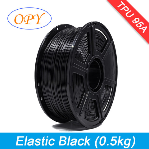 Tpu Filament 1Kg Plastic Elastic 1.75Mm 0.5Kg 10M 100G Sample 3D Printer Material Nature Black Red Green Blue Yellow Color ► Photo 1/6