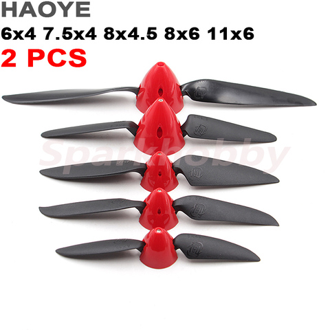 2 Set Folding Propeller 6x4 7.5x4 8x4.5 8x6 11x6 Propeller Spinner Cover 2.3/3.0/3.17/4.0mm Motor Shaft RC Plane Glider Drones ► Photo 1/6