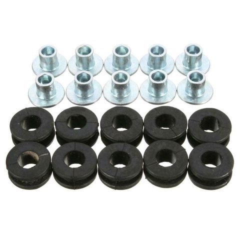 10Pcs Motorcycle M6 Rubber Grommets Bolt Pressure Relief Cushion Kit Replacement Accessories for Honda Y~amaha Suzuki Fa ► Photo 1/6