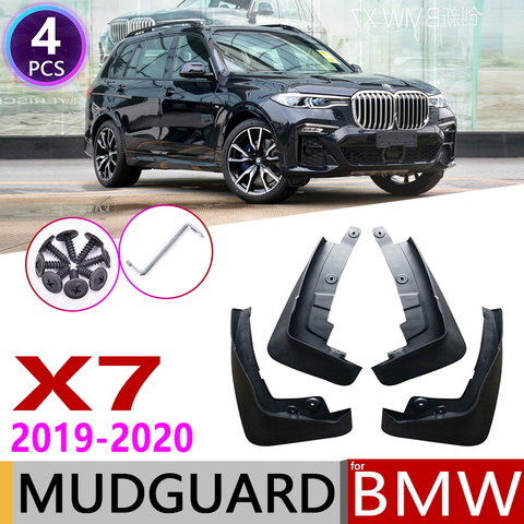 4 PCS Front Rear Car Mudflaps for BMW X7 G07 2022~2022 Fender Mud Guard Flap Splash Flaps Mudguards Accessories ► Photo 1/6