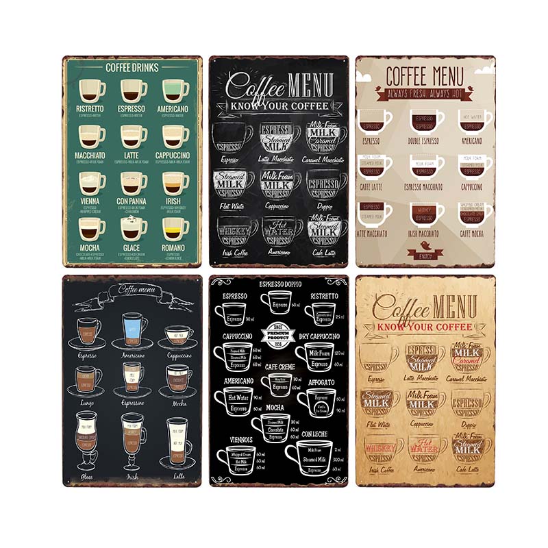 History Review On Vintage Coffee Metal Tin Signs Cafe Decorative Poster Wall Art Plate Home Decor 20x30cm Aliexpress Er Hohappyme Sign Alitools Io - Coffee Wall Art Decor