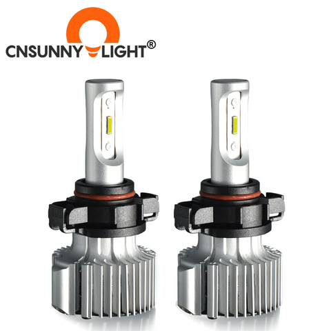 CNSUNNYLIGHT Car LED Fog Light H11/H8 9006 880 H27 H3 H1 H7 Canbus High Lumin White Bulb 5000Lm 9005 P13W PSX24W PSX26W Auto DRL ► Photo 1/6