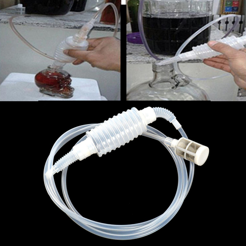 1.97M Food Grade Transparent Tube Hand Knead Plastic Siphon Filter Wine Making Tools ► Photo 1/5