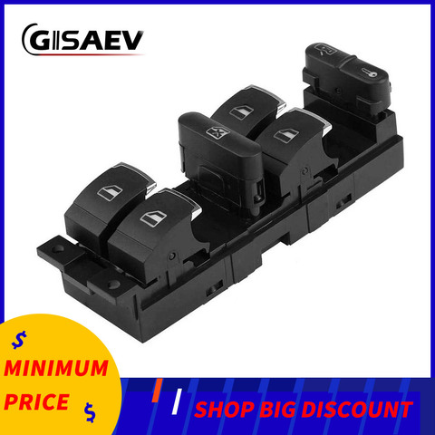 Window Switch Control Panel For Volkswagen Golf Mk4 Gti Jetta Mk4 Passat B5 Master Power Window Lifter Switch For Vw Bora Beetle ► Photo 1/5