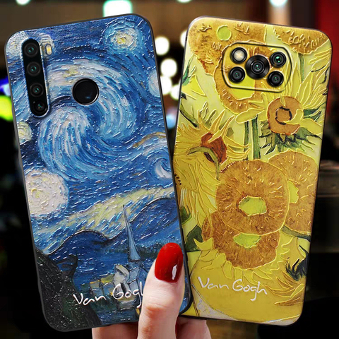 For Xiaomi Poco X3 NFC F2 Pro Redmi Note 8T 7 8 Pro 9S 9 Pro Max Case For Xiaomi Mi 9T 10 Note 10 Lite Redmi 9 8 7a Art Cases ► Photo 1/6