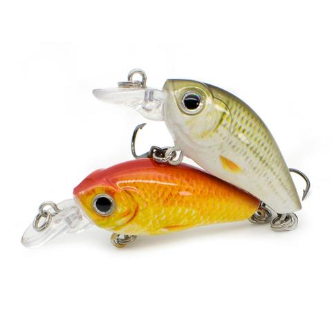 FOVONON Fishing Crankbaits 1 pcs 4.5cm 4g Mini Crankbaits Floating Fishing Lure Wobblers Hard Bait ► Photo 1/6