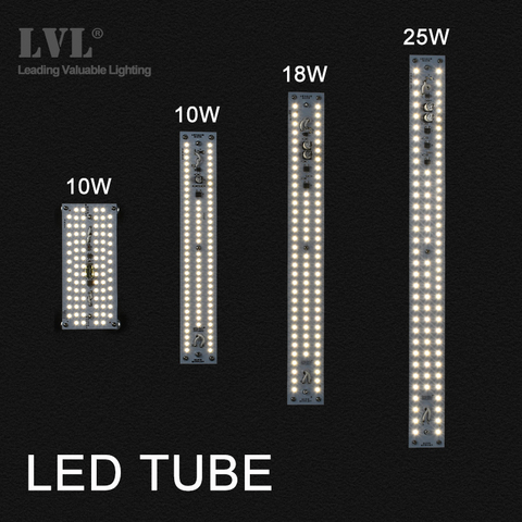 LED Tube Light 7W 10W 18W 25W 36W 40W 220V Retrofit Source Light Replacement Energy Saving LED Bulb ► Photo 1/6