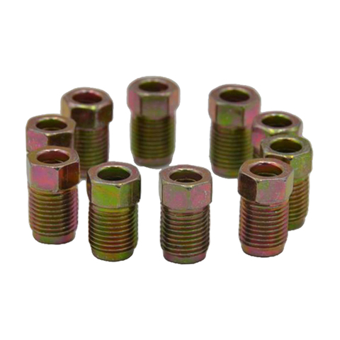 10Pcs Short Hollow Male Brake Pipe Screw Durable Nuts For Braking Steel Tube ► Photo 1/6