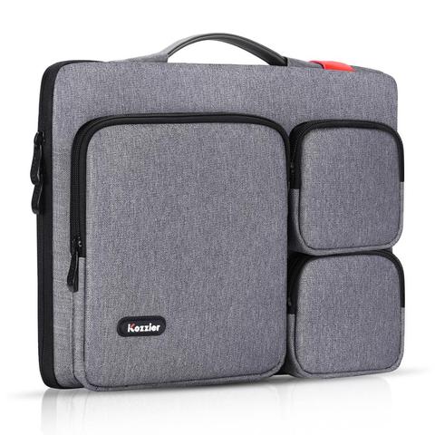 iCozzier 13-13.3 inch Thri-Sidepocket Laptop Sleeve Handbag/Unique Stylish Design Laptop Briefcase for 13 Inch Ultrabook/MacBook ► Photo 1/6