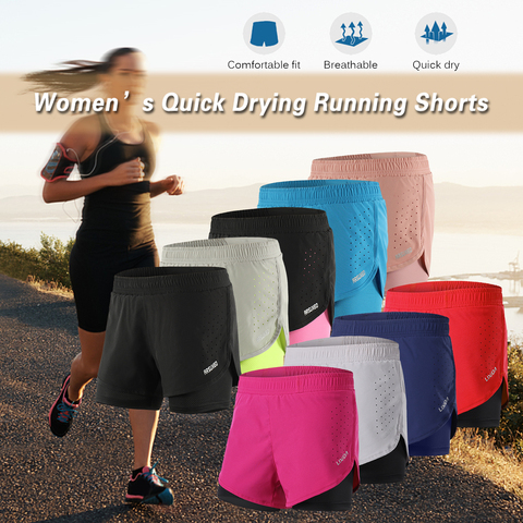  Ladies Quick Drying Yoga Shorts Women Running Shorts