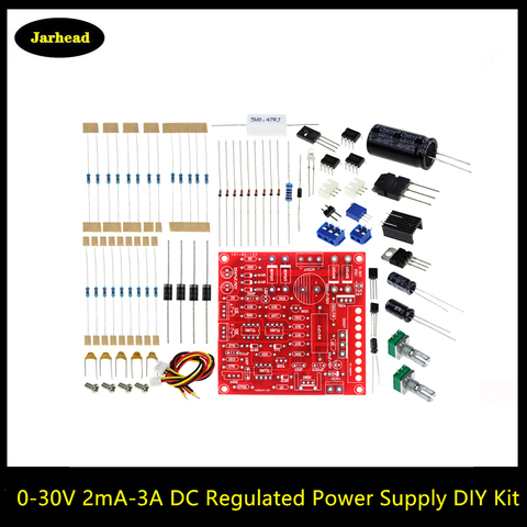 0-30V 2mA-3A DC Regulated Power Supply DIY Kit For Continuous Adjustable Current Limit Protection In Laboratory Short Circuits ► Photo 1/6