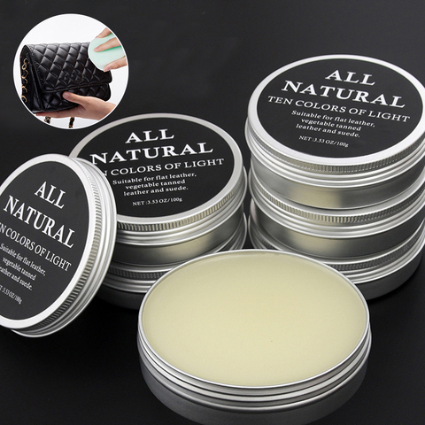 30ml/100ml Mink Oil Cream For Leather Shoes Bags Leather Care Cream Practical Leather Maintenance Cream Leathercraft Accessories ► Photo 1/6