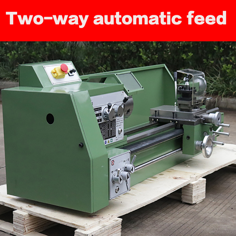 Lathe Precision Lathe Metal Processing Multifunctional Machine Tool Household Industrial Lathe for Mechanical Processing ► Photo 1/4