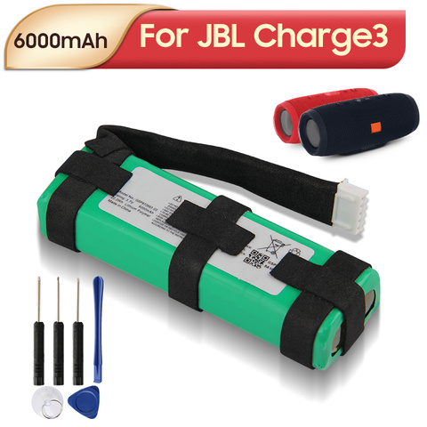 Original Replacement Battery GSP872693 GSP1029102A For JBL Charge3 Charge 3 Portable Bluetooth Speaker Batteries 6000mAh ► Photo 1/6