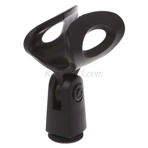 Flexible Microphone Mic Stand Accessory Plastic Clamp Clip Holder Mount Black ► Photo 1/6