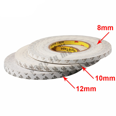 3M Tape Double Sided Tapes Adhesive Strong Sticky 50M/Roll Width 8mm/10mm/12mm/15mm ws2811 ws2812 3528 5050 Led strips ► Photo 1/6