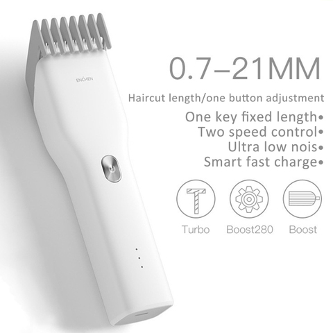 Enchen Boost Hair Clipper Trimmer Professional USB Rechargeable Cordless Hair Cutter For Men Adjustable Ceramic Blade ► Photo 1/6