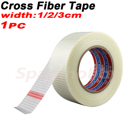 1PC Sparkhobby Width 1cm 2cm 3cm Cross fiber tape 25m Length Strong stickiness toughness For RC aircraft Accessories DIY Parts ► Photo 1/6