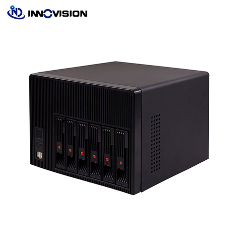 2022 New high quality 6bays NAS storage case hot swap server chassis with 6gb sata backplane ► Photo 1/5