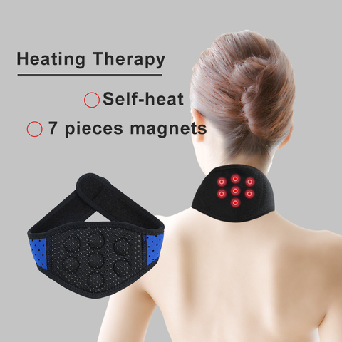 Health Care Neck Support Massager Tourmaline Self-heating Neck Belt Protection Spontaneous Heating Belt Body Massager 7 Magnets ► Photo 1/6