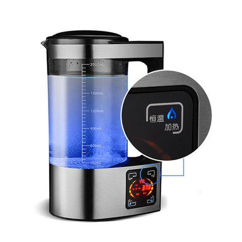 Water Ionizer Machine 2L Electric Hydrogen Rich Water Kettle Machine Water filter Drink Hydrogen Water Generator ► Photo 1/4