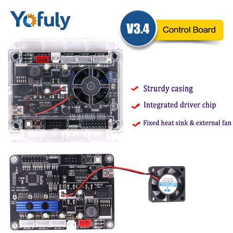 GRBL 1.1 USB Port CNC Engraving Machine Control Board 3-Axis Control Board Integrated Driver For 2117,1610,2418,3018 Machine ► Photo 1/6