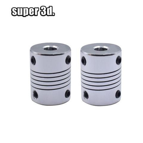 2pcs 3D printer Stepper Motor 5x8mm Flexible Coupling Coupler / Shaft Couplings 5mm*8mm*25 mm ► Photo 1/6