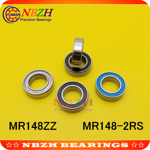 MR148 MR148ZZ MR148RS MR148-2RS  SMR148ZZ SMR148-2RS ZZ RS RZ 2RZ L-1480ZZ Deep Groove Ball Bearings 8 x 14 x 4mm High Quality ► Photo 1/6