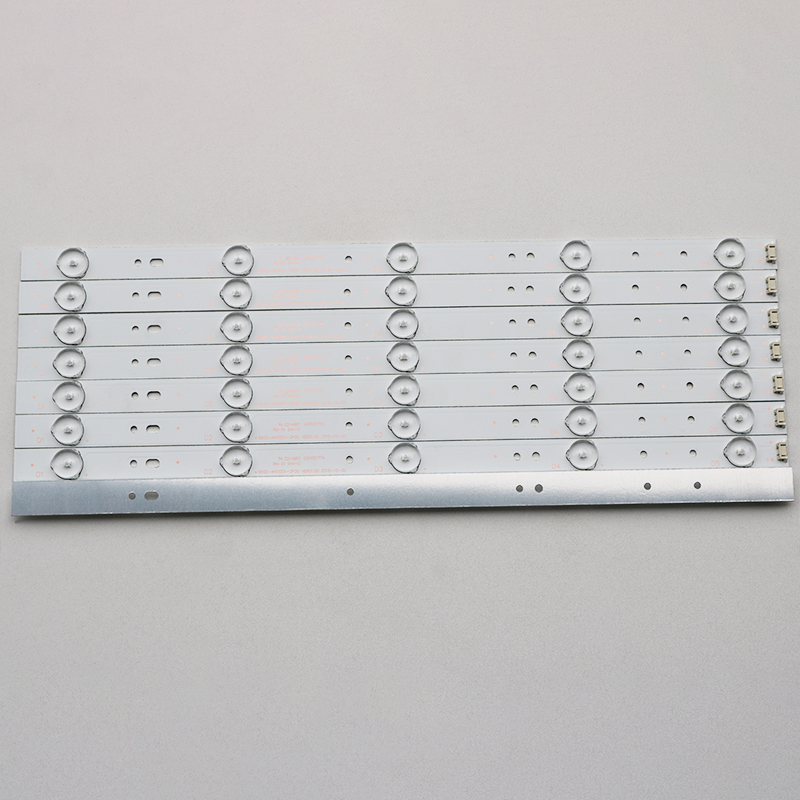 8pcs LED strip For 43E3000 43E6000 E465853 5800-W43001-3P00 VER01.00 02K03177A 