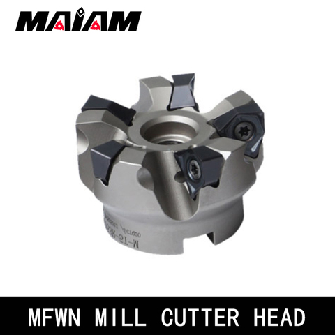 MFWN MFWN900D cutter head MFWN 900D face mill cutter head for wnmg wnmu milling cutter insert 63 80 100 125 160 shock-resistant ► Photo 1/4