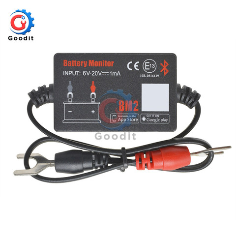 BM2 Battery Analyzer Tester Multimeter 12V Bluetooth 4.0 Battery Monitor for Car Diagnostic Tool Digital Analyzer Multimeter ► Photo 1/6