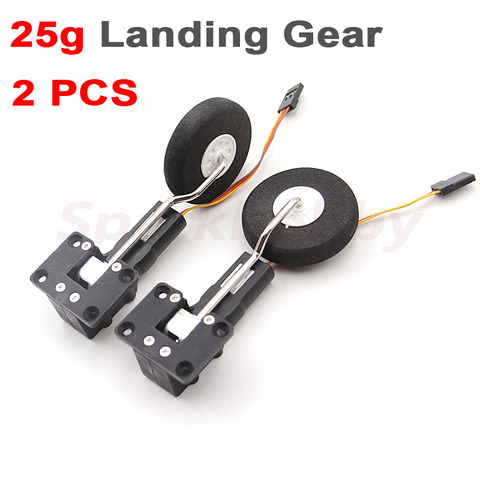 2PCS Sparkhobby2kg 25g Retractable Landing Gear Digital Servoless Metal Electronic for RC Fixed-wing KTK SU27 KT Board Aircraft ► Photo 1/6