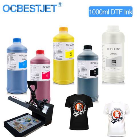 1000ML/Bottle DTF Ink PET Film Transfer Ink For DTF Direct Transfer Film Printer For DTF Printing PET Film Printing And Transfer ► Photo 1/6