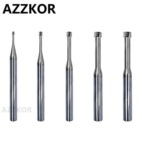 Thread Tooth Milling Cutter Alloy Coating Tungsten Steel Internal Cnc 60 Degree Hrc65 Top Milling Machining Center AZZKOR Tools ► Photo 1/1