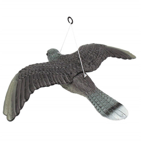 1PC Realistic Flying Bird Hawk Pigeon Decoy Pest Control Garden Scarer Scarecrow Ornament ► Photo 1/6