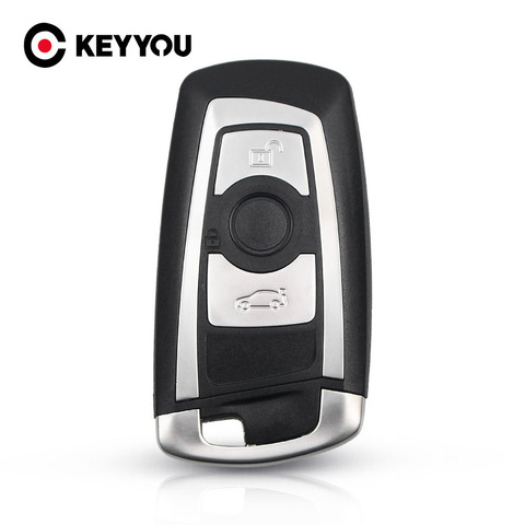 KEYYOU New Arrival Replacement 3 Buttons Car Key Shell For BMW 1 3 5 6 7 Series X3 X4 Key Fob Protector Case ► Photo 1/6