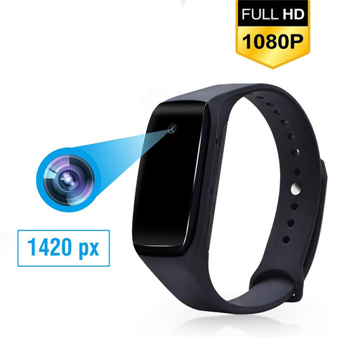 HD 1080P Camcorder Smart Bracelet Camera Mini Camera Wristband 14.2 Million Pixels Wearable Device Bracelet Cam ► Photo 1/6