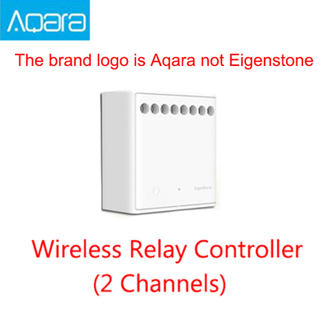 Original Mijia Aqara Two-way control module Wireless Relay Controller 2 channels Work For Mijia APP and Home kit ► Photo 1/3