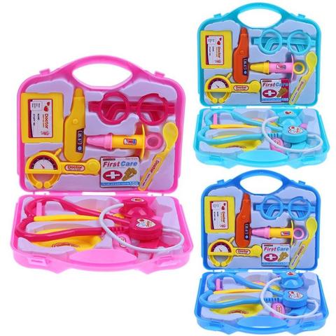 15pcs Children Doctor Nurse Pretend Play Set Portable Suitcase Medical Tool Kids Portable Suitcase Medical Tool ► Photo 1/6
