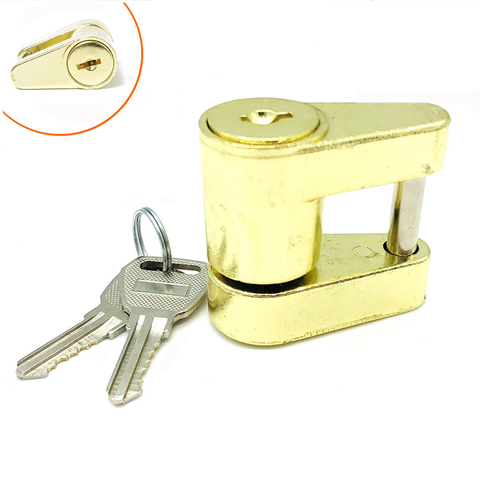 High Quality Tow Hook Trailer Coupler Padlock Solid Brass Trailer Locks for Hitch Security Protector Theft Protection ► Photo 1/5