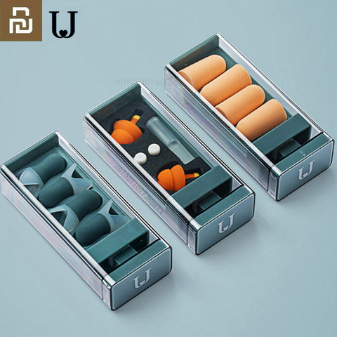 Youpin Jordan&Judy Soundproof Earplugs Mute Professional Noise Reduction Light Soft Silicone Sleeping foam Travel Earplugs ► Photo 1/6