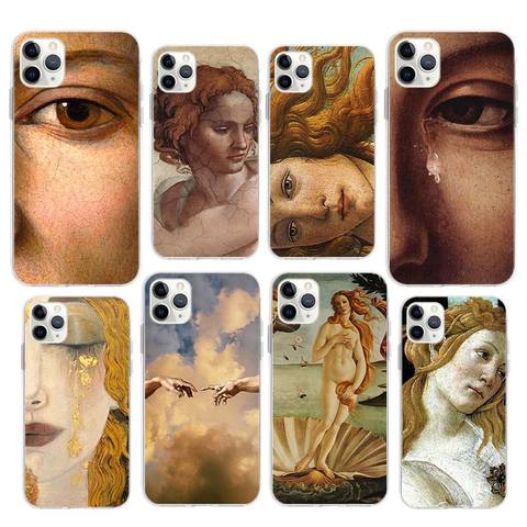 Art Paintings The Birth Of Venus Case for Apple iPhone 12 Mini 11 Pro X XR XS Max 7 8 6 6S Plus 5 5S SE Silicone Phone Coque ► Photo 1/6