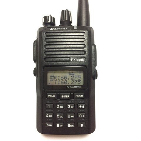 PUXING PX 888K Dual band Handheld Two Way Radio px-888k 136-174mhz and UHF 400-480mhz Transceiver Walkie Talkie PX888K ► Photo 1/6