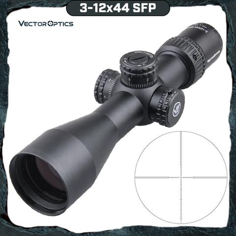 Vector Optics Veyron SFP 3-12x44 Riflescope Ultra Compact Air Rifle Scope Second Focal Plane Air Gun 1/10 MIL AR15 .223 7.62 ► Photo 1/6