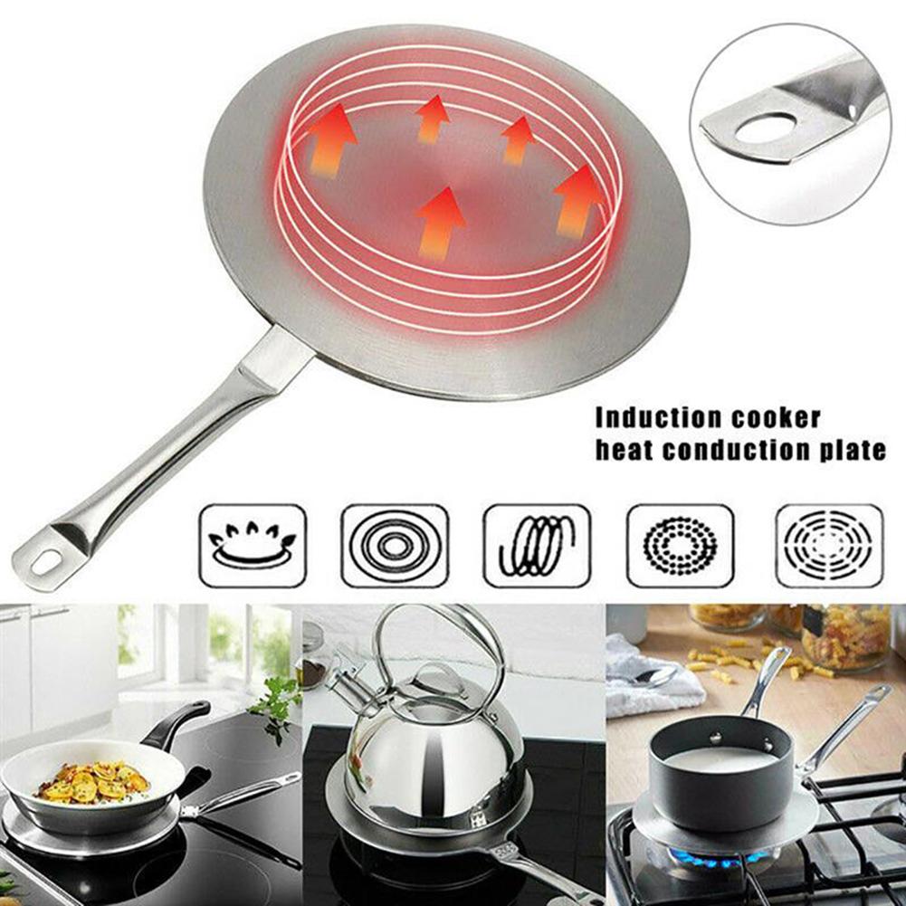 Induction Cooktop Converter Disk Stainless Steel Plate Cookware for  Magnetic Induction Cooker Thermal Guide Plate