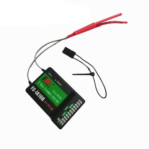 QX-MOTOR Original Flysky FS-IA6/FS-IA6B/FS-IA10B 6CH 2,4G antena Dual RC receptor para Flysky FS-I6 FSI6 FS-i6 fs-ia10b ► Photo 1/6