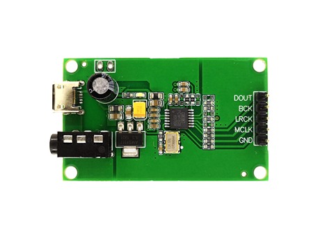 PCM1808 ADC AUX 3.5 Stereo Single-end Analog Audio to I2S IIS Digital Output Board Coding ► Photo 1/4