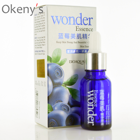 BIOAQUA Blueberry Wonder Essence Serum Face Lifting Moisturizing, Whitening, Anti-aging Serum of Youth Organic Charm Liquid Care ► Photo 1/6